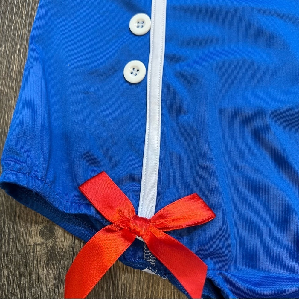 Sexy Sailor Navy Women’s Leotard Halloween Cost Play Costume - Picture 7 of 13